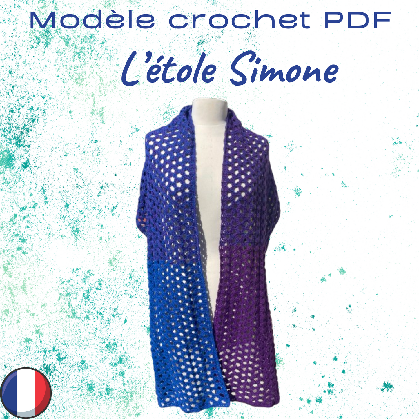Patron Crochet PDF - L'étole Simone