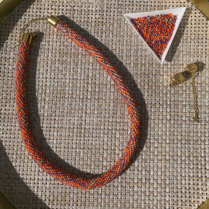 Kit de perles - Collier éclat - Afrique