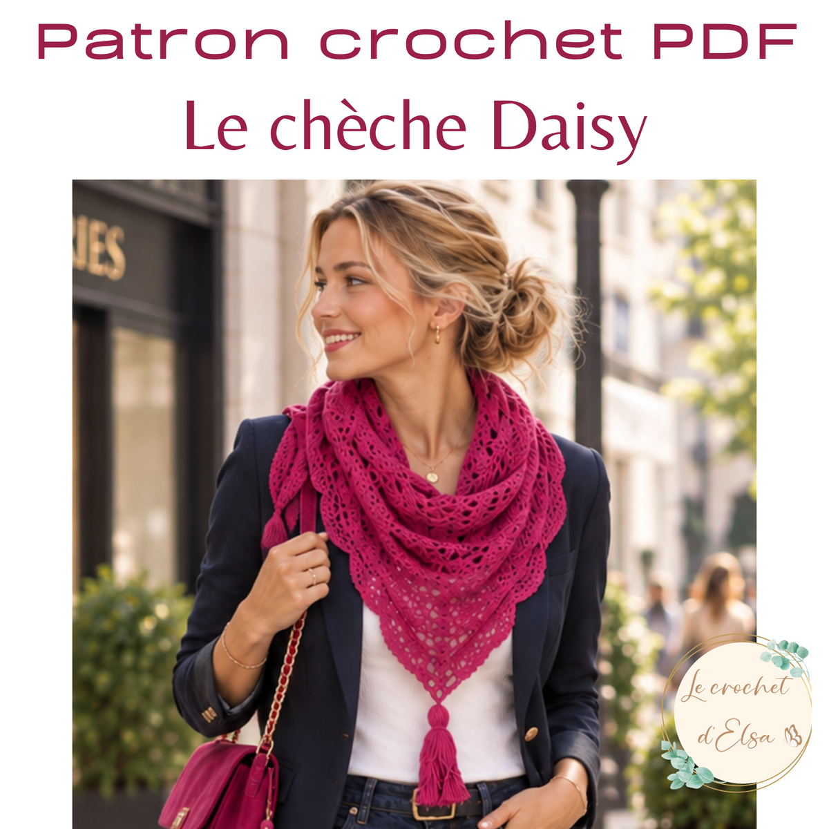 Patron PDF - Le chèche Daisy