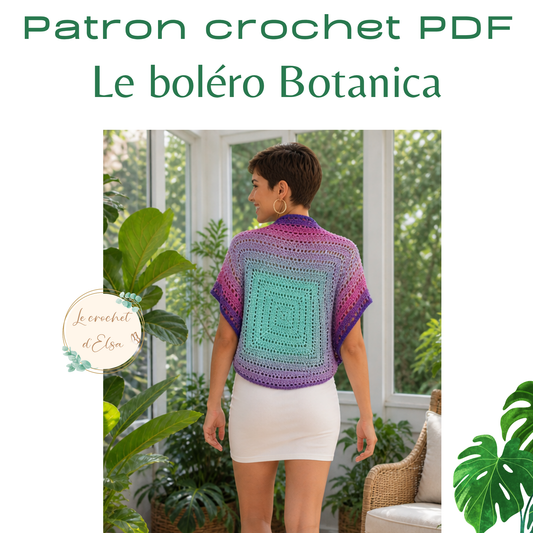 Patron PDF - Le boléro Botanica