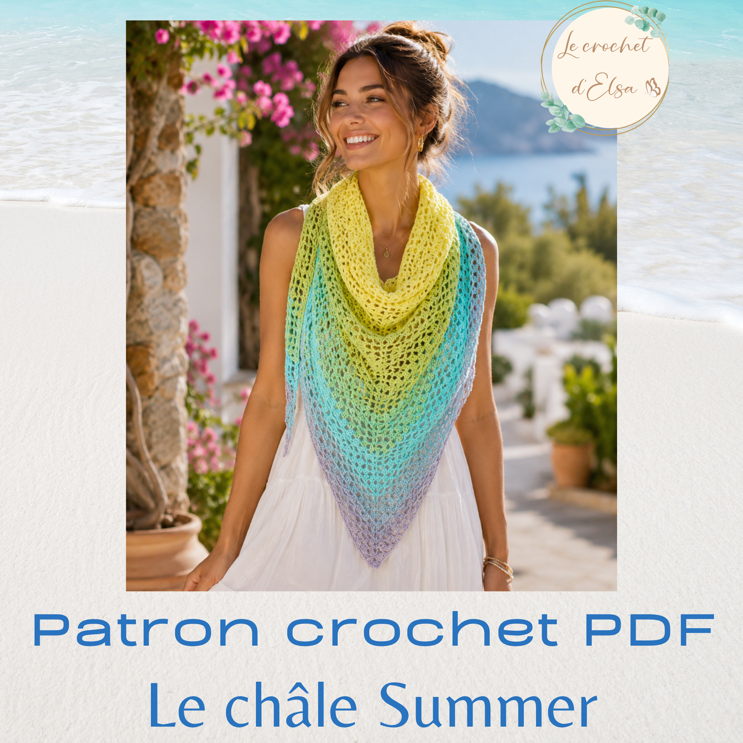 Patron PDF - Le châle Summer