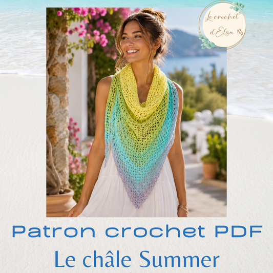Patron PDF - Le châle Summer