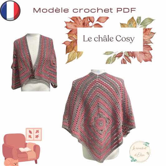 Patron PDF - Le châle Cosy