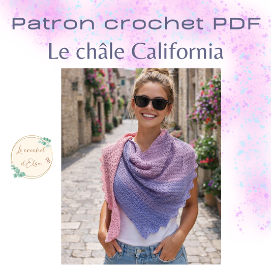 Patron PDF - Le châle California