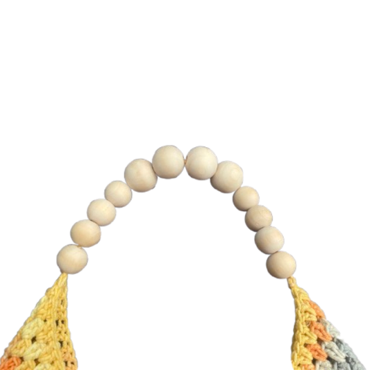 Lot de perles en bois