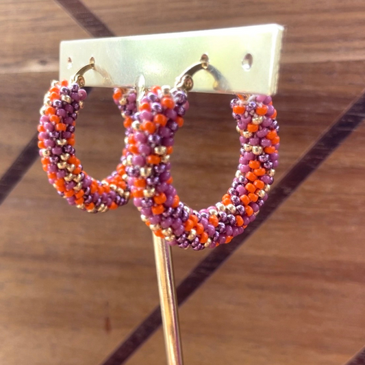 Kit de perles - Créoles Eclat - Coloris Afrique