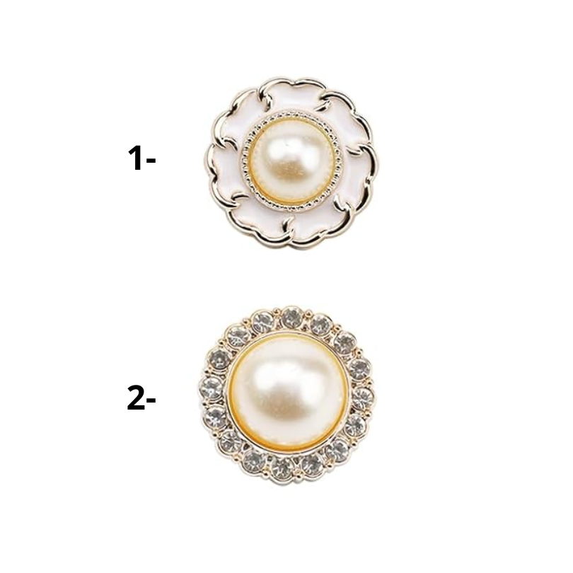 Boutons Strass 25 mm