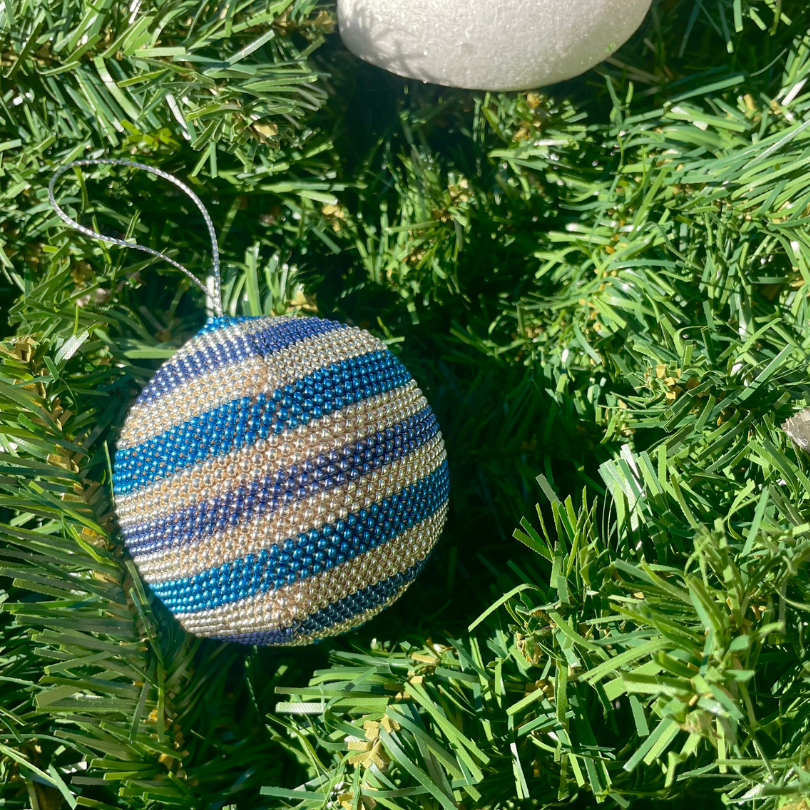 Kit de perles - Boule de Noël # 1-  Noël Nordique