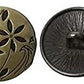 Bouton métal style Bronze
