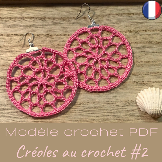 Patron PDF Crochet - Créoles #2 au crochet