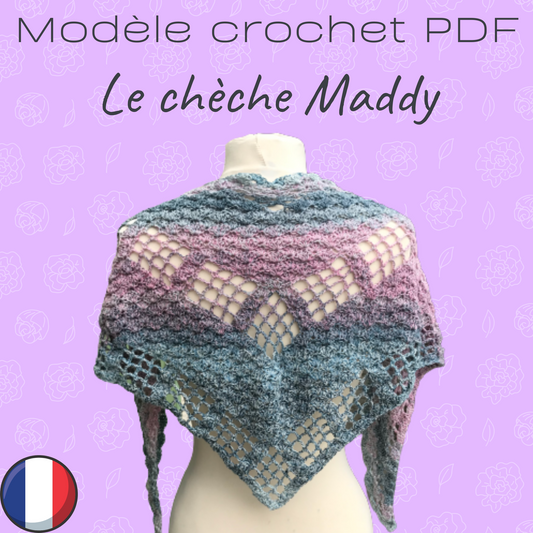 Patron PDF Crochet - Le chèche Maddy