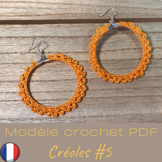 Patron PDF Crochet - Créoles #5
