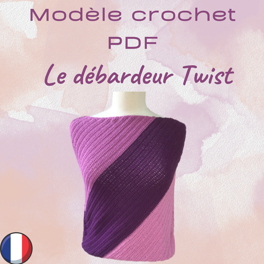 Patron PDF Crochet  - Le débardeur Twist -