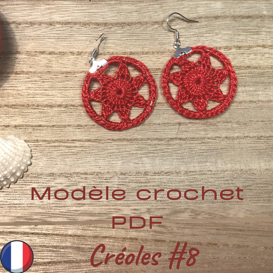 Patron PDF Crochet - Créoles #8