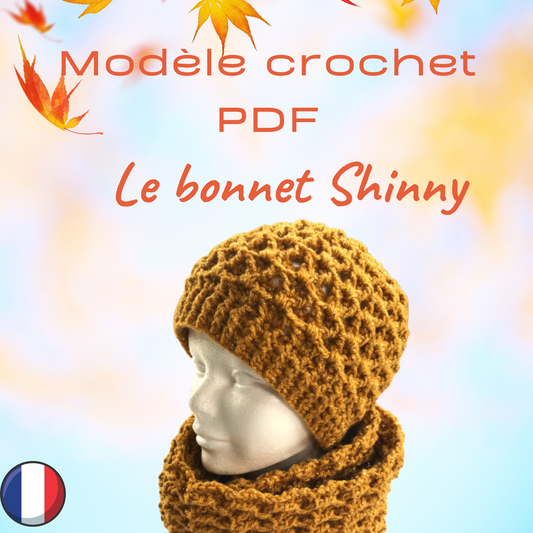 Patron PDF Crochet - Le bonnet Shinny