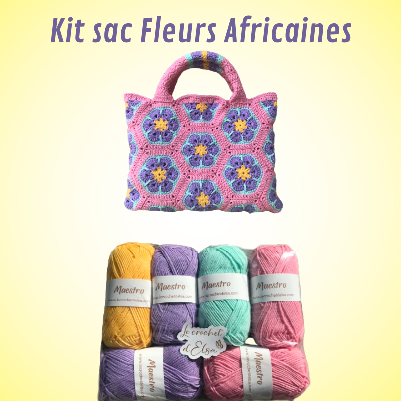 Kit Sac Fleurs Africaines