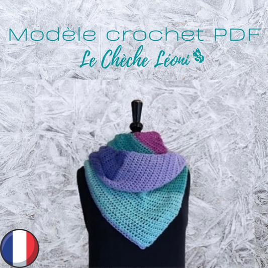 Patron PDF Crochet - Le Chèche Léoni -
